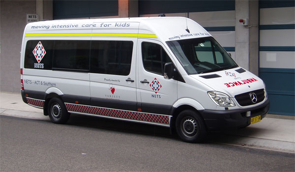NETS Neonatal Intensive Care Sprinter Ambulance - John Killeen -www.ambulancevisibility.com